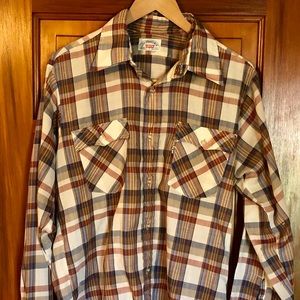 Vintage Levi’s men’s button up shirt